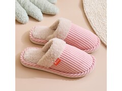 双萌灯芯绒棉拖鞋13.9元