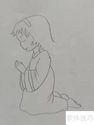 祈祷天使绘画步骤详解