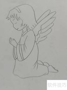 祈祷天使绘画步骤详解