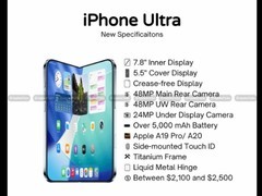折叠屏iPhone Ultra或将2026年亮相