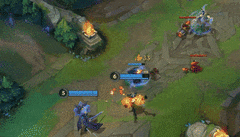 英雄联盟手游：蕾欧娜悠米辅助对决