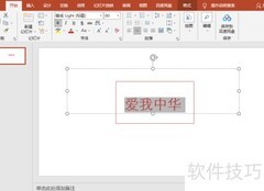 文本动画设置方法