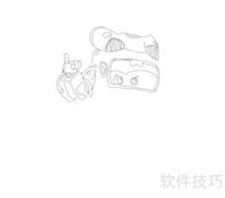 超级飞侠小爱简笔画教程
