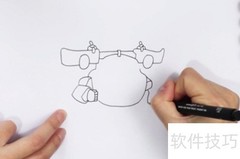 超级飞侠多多绘画教程