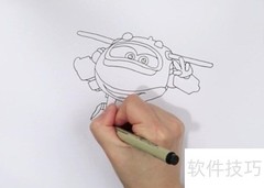 超级飞侠小青绘画教程