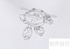 超级飞侠小青绘画教程