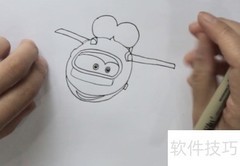 超级飞侠小青绘画教程