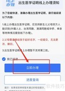 在线申请出生证明指南