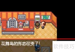 花舞鸟形态变化方法