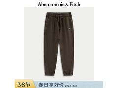 Abercrombie秋冬棕色抓绒卫裤低至127元