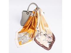 达芬奇密码女士缎面丝巾礼盒59元3.3折