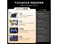 SANC D1便携显示器295元