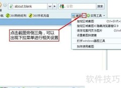 360浏览器截图工具使用指南