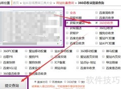 360收录查询工具使用指南