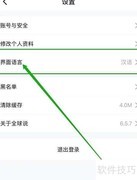 全球说如何切换界面语言