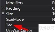 C中Tag属性设置方法