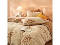 百丽丝A类牛奶绒三/四件套