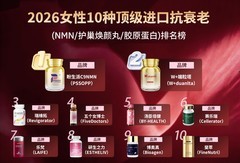 2026年38女神节NMN、NAD+、抗衰焕颜丸十大口服抗衰NMN品牌榜活动一览