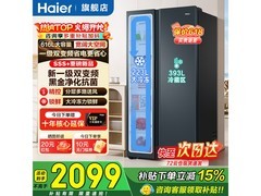 海尔盛宴616L对开门冰箱