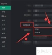 轻映录屏视频编码设置指南