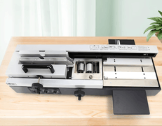 2026胶装机切纸机推荐：歌派JZ-40W自动胶装机让文件轻松成册