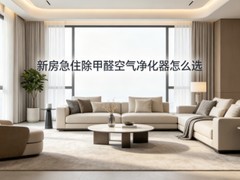 新房急住除甲醛空气净化器怎么选？不同场景选购要点