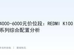 4000-6000元价位段：REDMI K100 系列综合配置分析