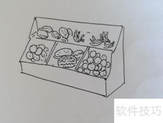 水果店简笔画教程