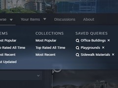 Steam创意工坊全面升级界面：网格化浏览、悬停预览与DLC筛选优化