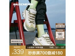 斯凯奇奶茶熊1代老爹鞋直降领券仅264元