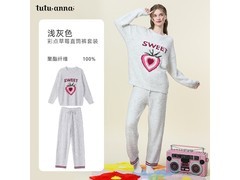 tutuanna卡通套头家居服套装5折仅109元