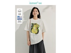 茵曼UPF50+防晒印花T恤5折