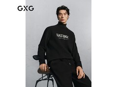 GXG黑色绣花圆领卫衣83.1元