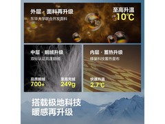 波司登第六代极寒羽绒服低至1669元