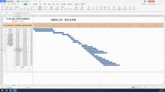 Excel制作进度横道图