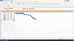 Excel制作进度横道图