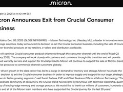 美光退出零售市场聚焦AI高端存储