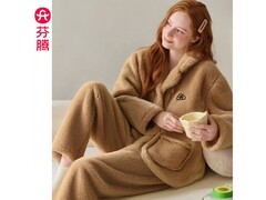 芬腾珊瑚绒睡衣套装83.1元