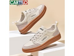 CARTELO卡帝乐鳄鱼男士板鞋低至34元