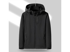 真维斯男士可拆卸帽冲锋衣59元