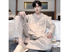 QITA男士春秋睡衣套装直降30元