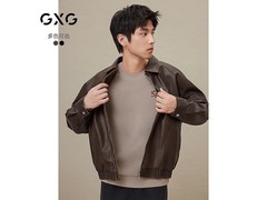 GXG 2024 秋款皮衣夹克西安低至 235.49 元