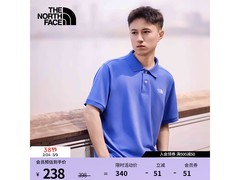 北面都市男款POLO衫87UX 6IF 低至213元