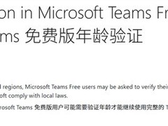 微软将在Win11推年龄验证机制，Teams率先启用并限制未成年人功能