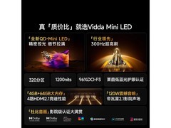 Vidda X Mini 2026款75寸电视超低价来袭