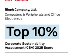 理光入选标普全球《2026年可持续发展年鉴》成员