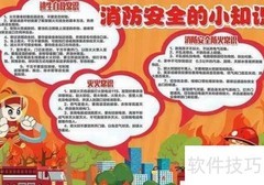 消防安全知识手抄报
