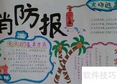 消防安全知识手抄报