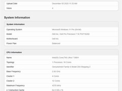 酷睿Ultra 7 366H曝光：16核+Xe3核显性能亮眼