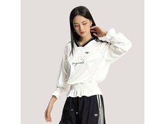 女士必备！adidas长袖T恤低至497元